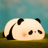 Cute Rechargeable Panda Lamp – Silicone Touch Night Light for Kids Room