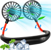 Portable Neck Fan – 3-Speed Hands-Free Cooling for Travel, Sports & Outdoor Use