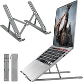 Ultra Compact Foldable Laptop Stand Aluminum Laptop Holder Adjustable Height for MacBook Tablet