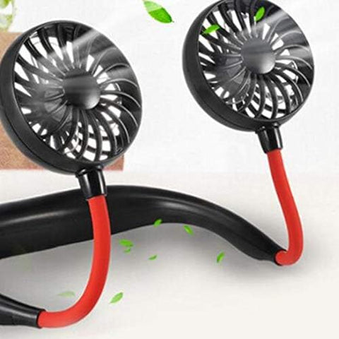 Portable Neck Fan – 3-Speed Hands-Free Cooling for Travel, Sports & Outdoor Use