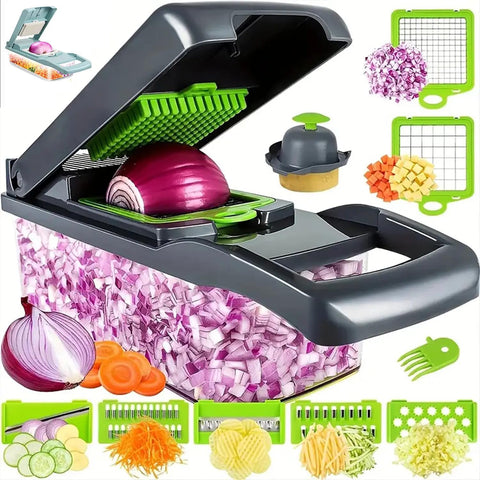 16-in-1 Multifunctional Vegetable Slicer & Chopper