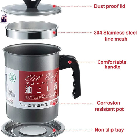 1.4L Stainless Steel Oil Dispenser