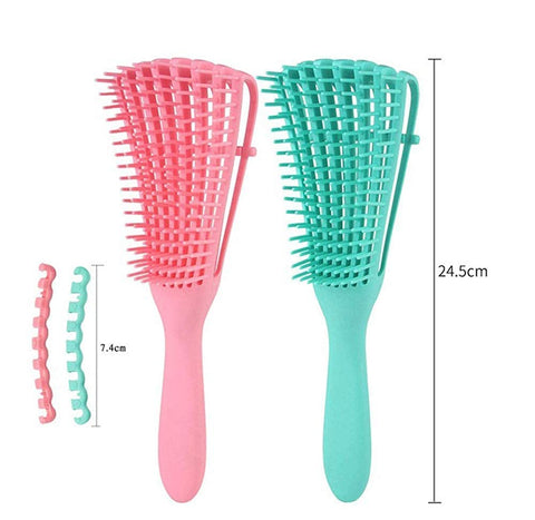 Stylish Curly Hair Brush – Massage Wet Hair Comb & Detangling Hair Brush