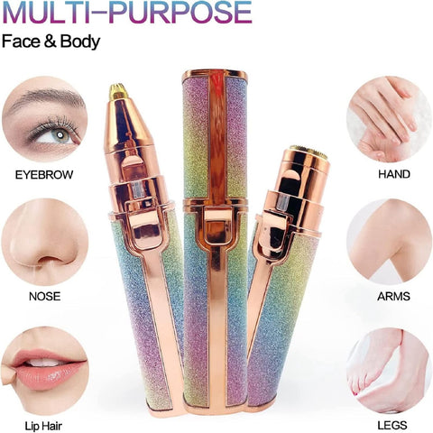 2 in 1 Eyebrow and Face Epilator