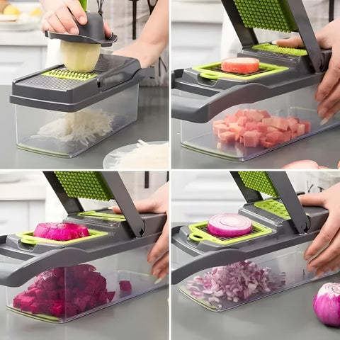 16-in-1 Multifunctional Vegetable Slicer & Chopper