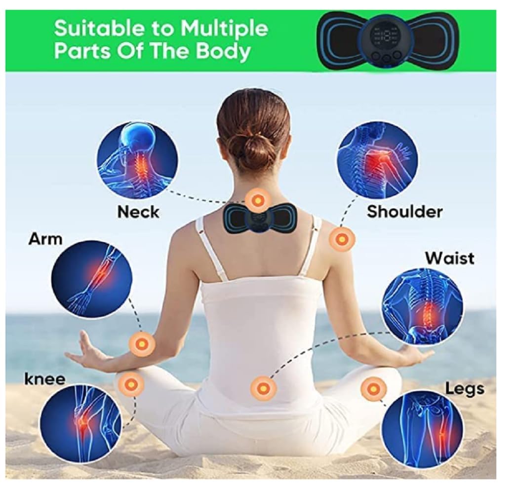 neck massager, wireless neck massager, mini massager, portable neck massager, EMS massager, stress relief, muscle relaxation, travel massager, office neck massager, pain relief, electric neck massager, neck massage device, health gadget, smart massager