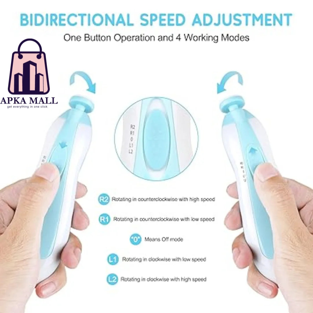 baby nail trimmer, electric baby nail file, baby grooming kit, safe nail clippers, baby manicure set, toddler nail care, newborn nail file, baby nail care tool