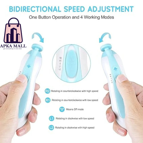 baby nail trimmer, electric baby nail file, baby grooming kit, safe nail clippers, baby manicure set, toddler nail care, newborn nail file, baby nail care tool