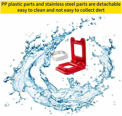 Sandwich Cutter & Sealer – Square Pocket Sandwich Maker for Kids Lunch & Uncrustables