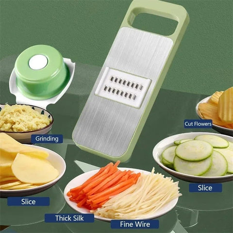 Stainless Steel Vegetable Slicer 5 in 1 Grater
