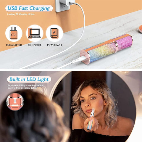 2 in 1 Eyebrow and Face Epilator