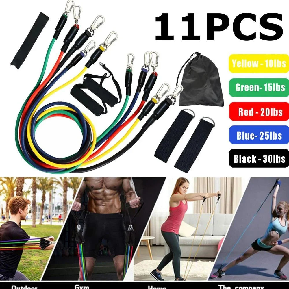 Set, Kit, Band, Rope, Elastic, Latex, Foam, Durable, Soft, Workout, Exercise, Training, Stretch, Pull, Strengthen, Yoga, Pilates, Rehab, Men, Women, Kids, Adults, Unisex, Home, Gym, Indoor, Fitness, Health, Sport, Lightweight, Colorful, Adjustable, Full Body, Portable