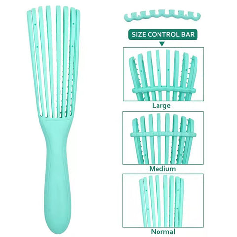 Stylish Curly Hair Brush – Massage Wet Hair Comb & Detangling Hair Brush