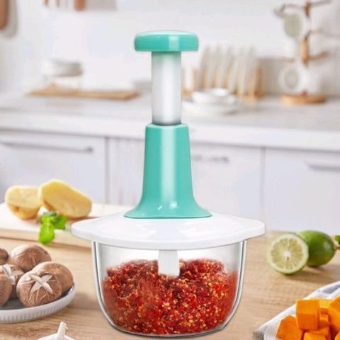 1.5 Liter Kitchen Handy Push Chopper Vegetable Chopper