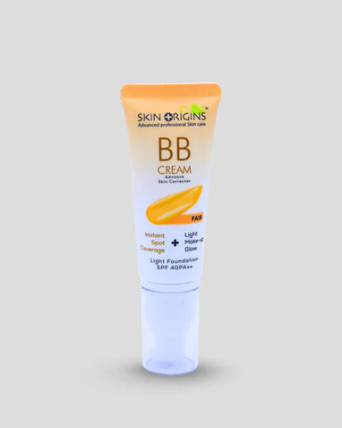 SKIN ORIGINS BB Cream offers high coverage with a smooth, natural finish — available in 3 shades: Ivory, Fair and Beige.