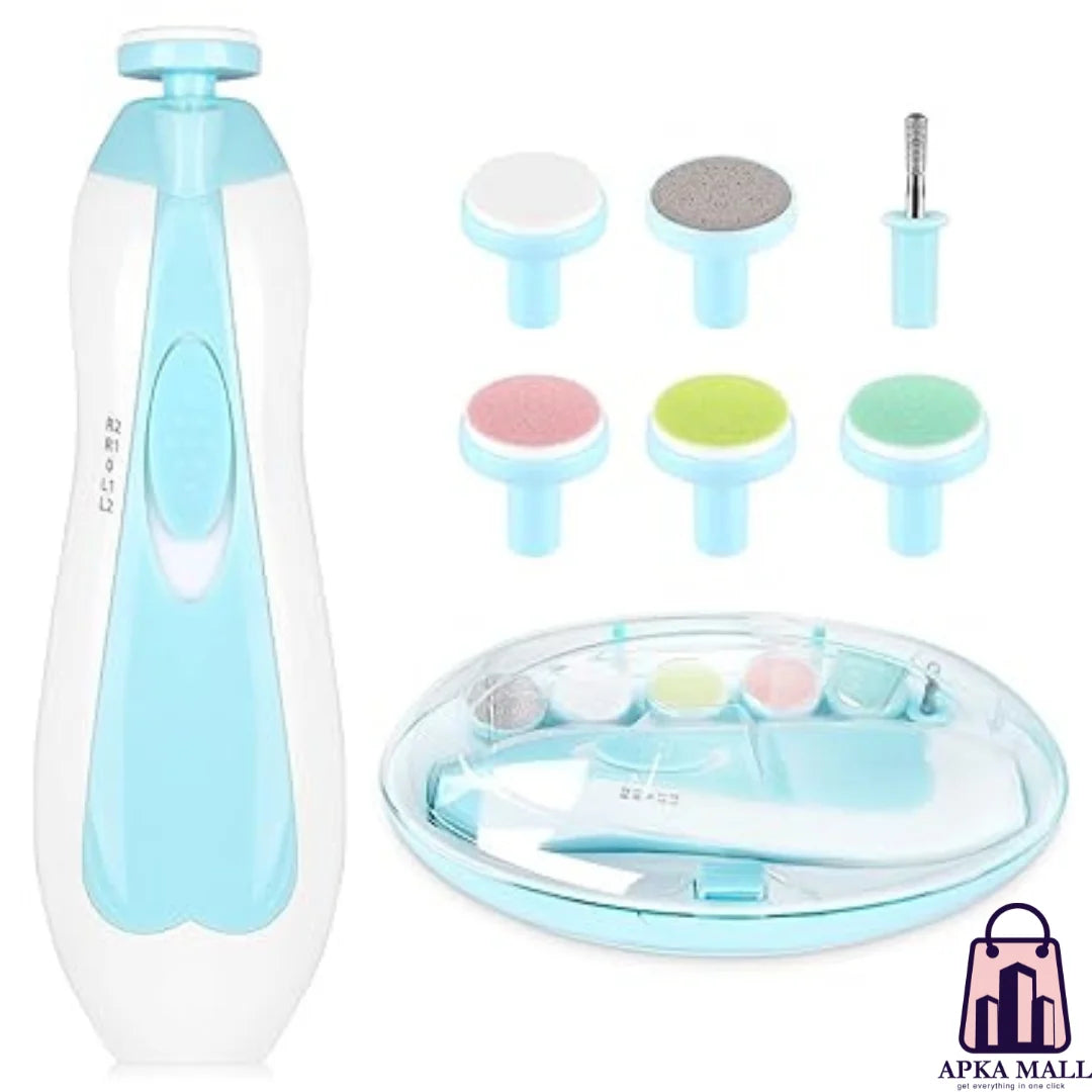 baby nail trimmer, electric baby nail file, baby grooming kit, safe nail clippers, baby manicure set, toddler nail care, newborn nail file, baby nail care tool